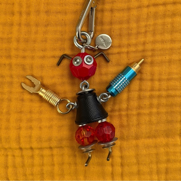 Prada Handbags - Prada Robot Keychain Bag Charm